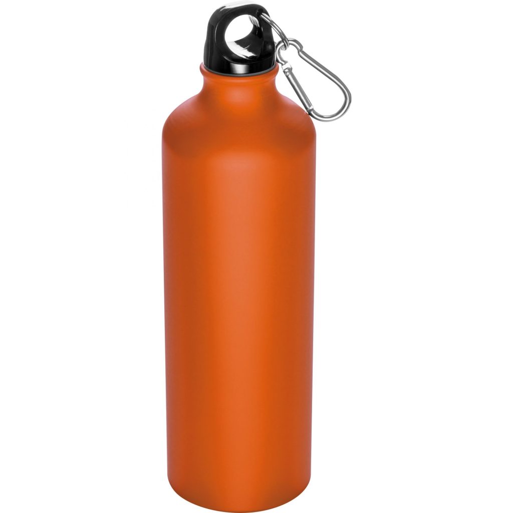 Bidon metalowy z karabińczykiem 800 ml