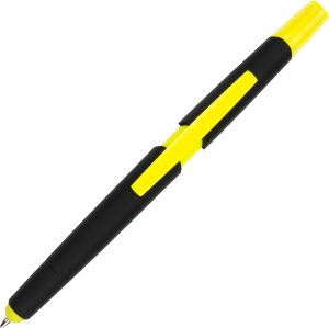 Długopis plastikowy z zakreślaczem touch pen