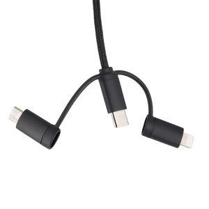 Kabel 4w1 z podświetlnym logo