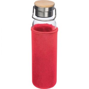 Butelka szklana z pokrowcem 600 ml