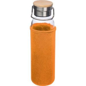 Butelka szklana z pokrowcem 600 ml