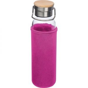 Butelka szklana z pokrowcem 600 ml