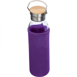 Butelka szklana z pokrowcem 600 ml