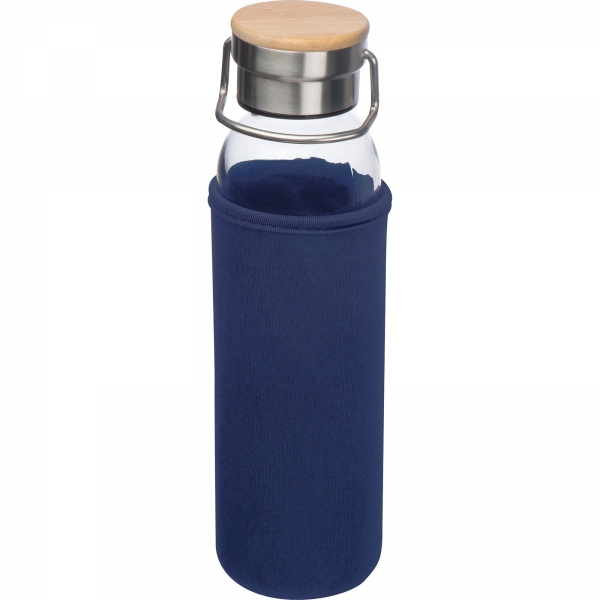 Butelka szklana z pokrowcem 600 ml