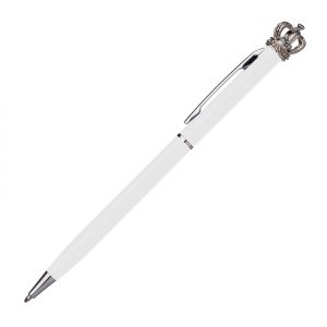 Długopis metalowy z koroną