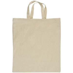 Torba bawełniana z krótkimi uszami 140 g/m2