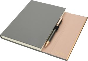 Zestaw notes A5 w linie i długopis CrisMa