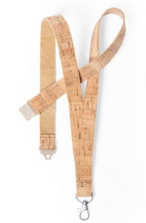 Korkowa smycz reklamowa eko