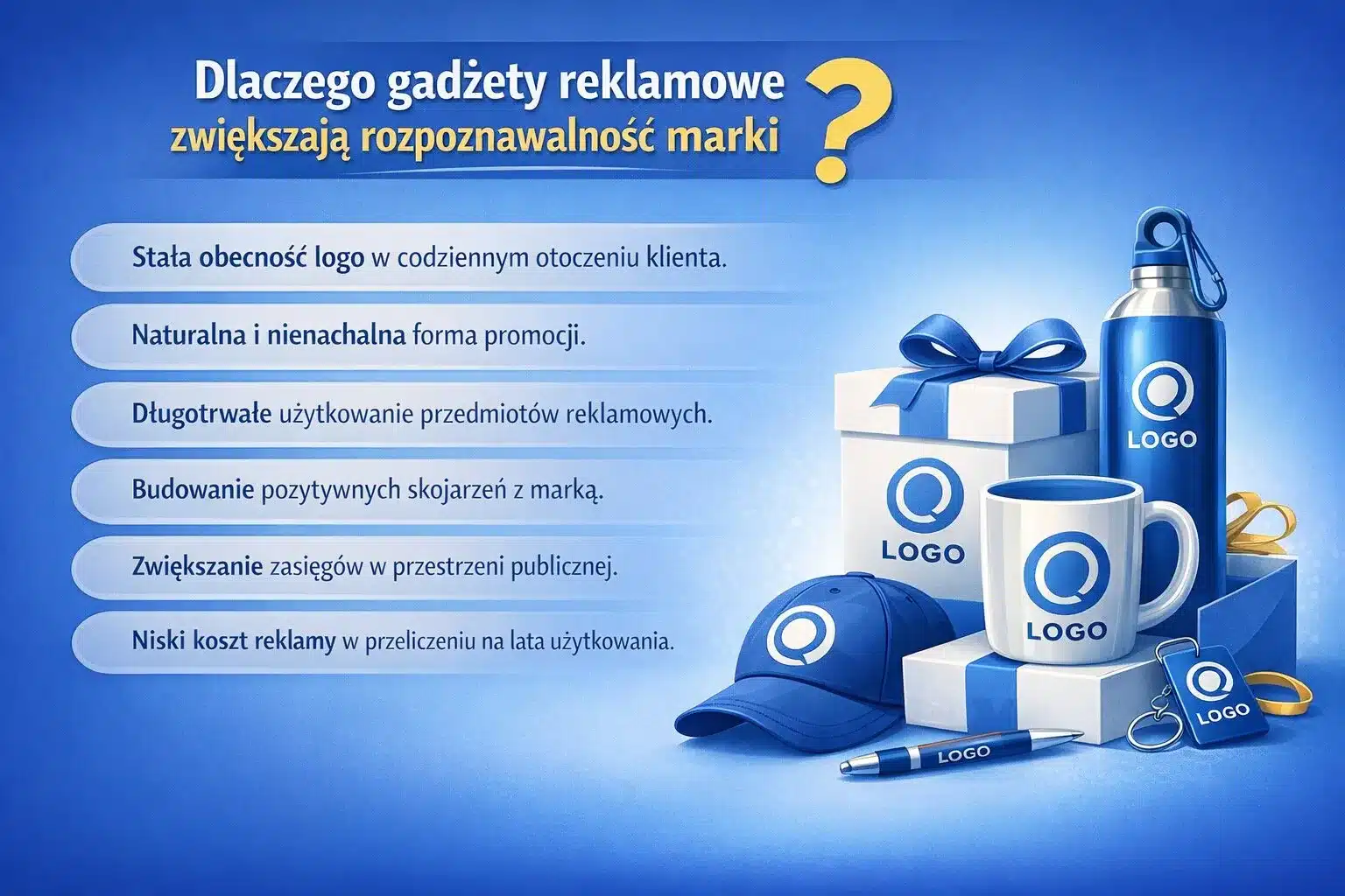 Dlaczego gadżety reklamowe zwiększają rozpoznawalność marki?